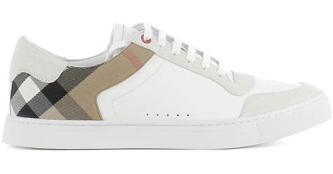 burberry white sneakers men|burberry men's sneakers on sale.